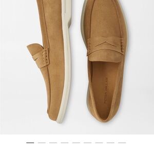 Peter Millar Excursionist Suede Penny Loafers